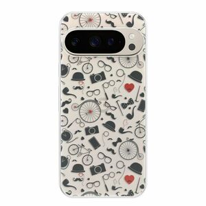 Odolné silikonové pouzdro iSaprio - Vintage Pattern 01 - black - Google Pixel 9 / 9 Pro obraz