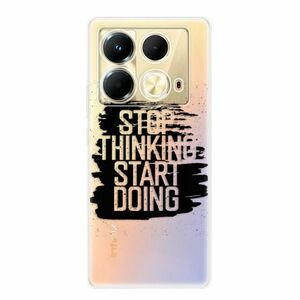 Odolné silikonové pouzdro iSaprio - Start Doing - black - Infinix Note 40 obraz