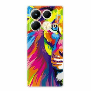 Odolné silikonové pouzdro iSaprio - Rainbow Lion - Infinix Note 40 obraz