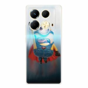 Odolné silikonové pouzdro iSaprio - Mimons Superman 02 - Infinix Note 40 obraz