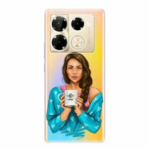 Odolné silikonové pouzdro iSaprio - Coffe Now - Brunette - Infinix Note 40 PRO / Note 40 PRO+ 5G obraz