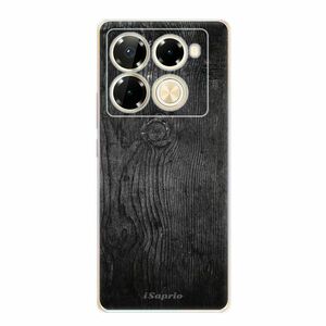 Odolné silikonové pouzdro iSaprio - Black Wood 13 - Infinix Note 40 PRO / Note 40 PRO+ 5G obraz