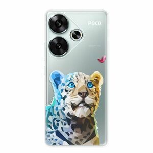 Odolné silikonové pouzdro iSaprio - Leopard With Butterfly - Poco F6 obraz