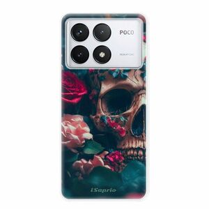 Odolné silikonové pouzdro iSaprio - Skull in Roses - Poco F6 Pro obraz