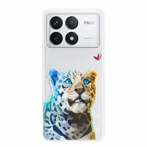 Odolné silikonové pouzdro iSaprio - Leopard With Butterfly - Poco F6 Pro obraz