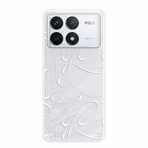 Odolné silikonové pouzdro iSaprio - Fancy - white - Poco F6 Pro obraz