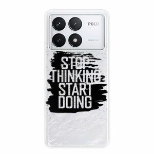 Odolné silikonové pouzdro iSaprio - Start Doing - black - Poco F6 Pro obraz