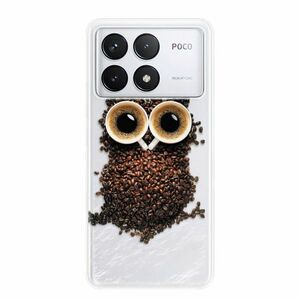 Odolné silikonové pouzdro iSaprio - Owl And Coffee - Poco F6 Pro obraz