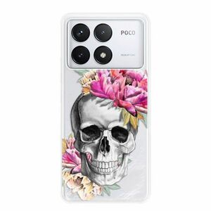 Odolné silikonové pouzdro iSaprio - Pretty Skull - Poco F6 Pro obraz