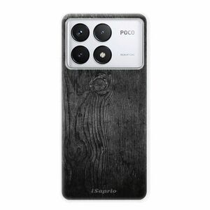 Odolné silikonové pouzdro iSaprio - Black Wood 13 - Poco F6 Pro obraz