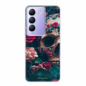 Odolné silikonové pouzdro iSaprio - Skull in Roses - Vivo V40 SE 4G/5G obraz