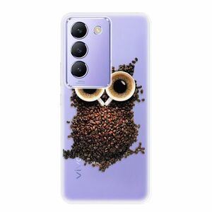 Odolné silikonové pouzdro iSaprio - Owl And Coffee - Vivo V40 SE 4G/5G obraz