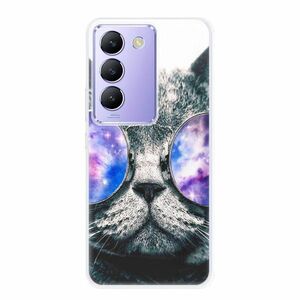 Odolné silikonové pouzdro iSaprio - Galaxy Cat - Vivo V40 SE 4G/5G obraz