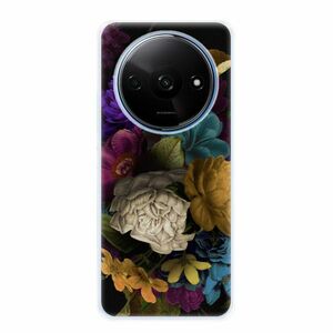 Odolné silikonové pouzdro iSaprio - Dark Flowers - Xiaomi Redmi A3 obraz