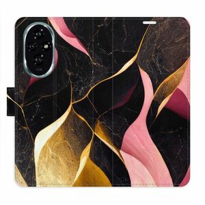 Flipové pouzdro iSaprio - Gold Pink Marble 02 - Honor 200 obraz