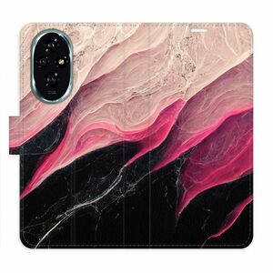 Flipové pouzdro iSaprio - BlackPink Marble - Honor 200 obraz