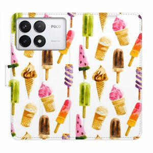 Flipové pouzdro iSaprio - Ice Cream Pattern - Poco F6 Pro obraz