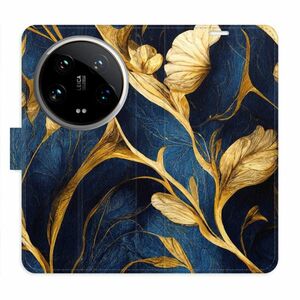 Flipové pouzdro iSaprio - GoldBlue - Xiaomi 14 Ultra obraz