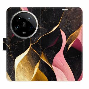 Flipové pouzdro iSaprio - Gold Pink Marble 02 - Xiaomi 14 Ultra obraz