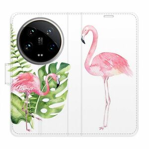 Flipové pouzdro iSaprio - Flamingos - Xiaomi 14 Ultra obraz