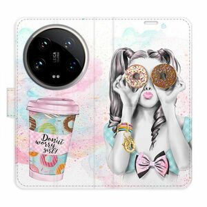 Flipové pouzdro iSaprio - Donut Worry Girl - Xiaomi 14 Ultra obraz