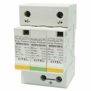 JEAN MUELLER DC surge arrester TYPE 2 (C) DS50PVS-500/G C480141 obraz