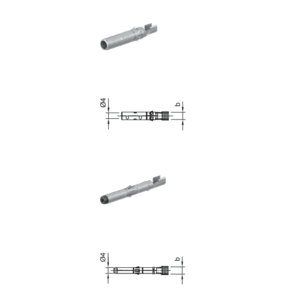 PINS for Multi-Contact MC4 EVO2 connectors for MC-PV-4-EVO2_PIN_SET obraz