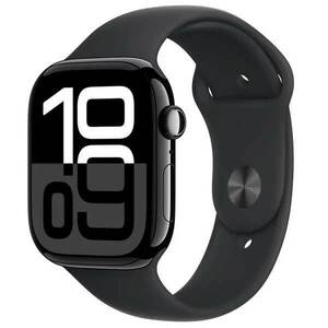 Apple Watch Series 10 GPS + Cellular 46mm Natural Titanium Case with Stone Grey Sport Band - S/M obraz