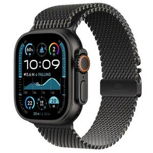 Apple Watch Ultra 2 GPS + Cellular 49mm Black Titanium Case with Black Titanium Milanese Loop - L obraz