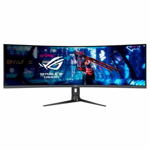 ASUS LCD 49" XG49WCR, 5120 x 1440, ROG STRIX, 165 Hz, DP HDMI, USB-C, VIDEO, 95 W KVM, RJ45, GAMING ulltra wide, černý obraz