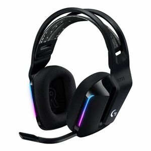 Logitech G733 LIGHTSPEED Wireless RGB Gaming Headset, Black obraz