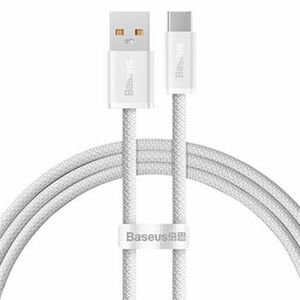 Baseus rychlo nabíjecí datový kabel USB/USB-C 1m, bílý obraz