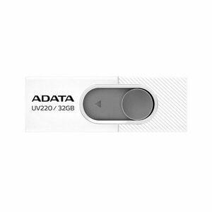 USB klíč A-DATA UV220, 32GB, USB 2.0, White (AUV220-32G-RWHGY) obraz