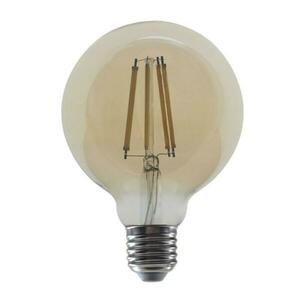 ACA Lighting LED FILAMENT E27 DIM G95 jantar 10W 2700K 230V 1160lm RA80 PALA9510WWDIMAM obraz