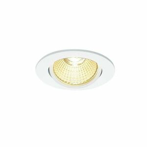 SLV BIG WHITE NEW TRIA kulaté LED vnitřní svítidlo k zabudování do stropu, bílá, 1800-3000K 7, 2W 1001989 obraz