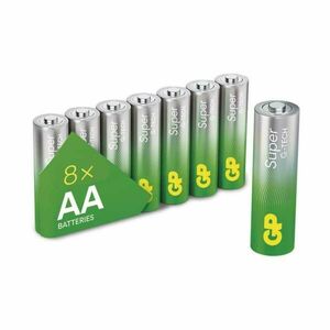 EMOS Alkalická baterie GP Super AA (LR6), 8 ks B01218 obraz