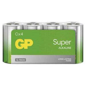 EMOS Alkalická baterie GP Super C (LR14), 4 ks B01304 obraz