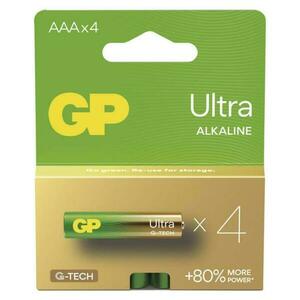 EMOS Alkalická baterie GP Ultra AAA (LR03), 4 ks B02114 obraz