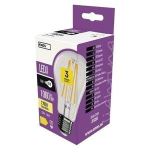 EMOS LED žárovka Filament A60 / E27 / 7, 8W (75W) / 1060 lm / teplá bílá ZF5150 obraz