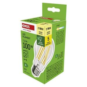 EMOS LED žárovka Filament A60 A CLASS / E27 / 7, 2 W (100 W) / 1521 lm / teplá bílá ZF5167 obraz