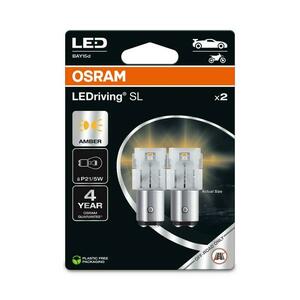 OSRAM LED P21/5W LEDriving SL Amber 12V blistr 2ks 7528DYP-2BL obraz