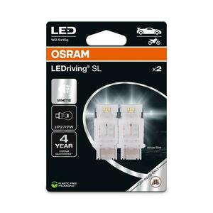 OSRAM LED P27/7W LEDriving SL White 6000K 12V blistr 2ks 3157DWP-2BL obraz