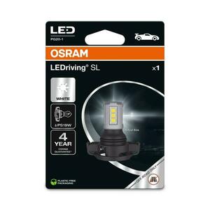 OSRAM LED PS19W 12V 1, 8W PG20-1 Retrofit LED Cool White 6000K NO ECE 1ks 5201DWP-1BL obraz