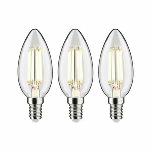 PAULMANN Eco-Line Filament 230V LED svíčka E14 3ks-sada 98mm 2, 5W 3000K čirá obraz