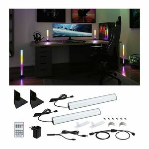 PAULMANN EntertainLED set Lightbar Dynamic RGB + stojan (2ks sada) 30 cm obraz