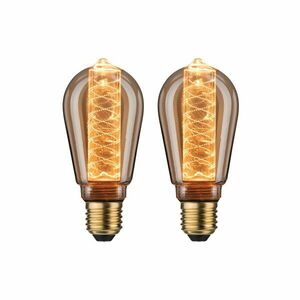 PAULMANN Inner Glow Edition sada LED žárovka E27 230V 2x4W 1800K zlatá spirála obraz