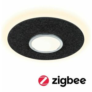 PAULMANN LED stropní svítidlo Smart Home Zigbee 3.0 Tulga měnitelná bílá / 19 / 1x9W antracit stmívatelné obraz