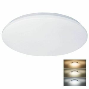 Solight LED stropní světlo Plain, 3CCT, 36W, 2520lm, 3000K, 4000K, 6000K, kulaté, 45cm WO793 obraz