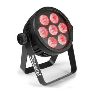 Beamz Professional BAC500 Aluminium, ProPar 7x 14W 7 v 1 LED diod, RGBA-UV-CW / WW, černý obraz