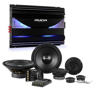 Auna CS Comp 8, Hi-Fi sestava do auta, sada reproduktorů / 6-kanálový koncový zesilovač obraz